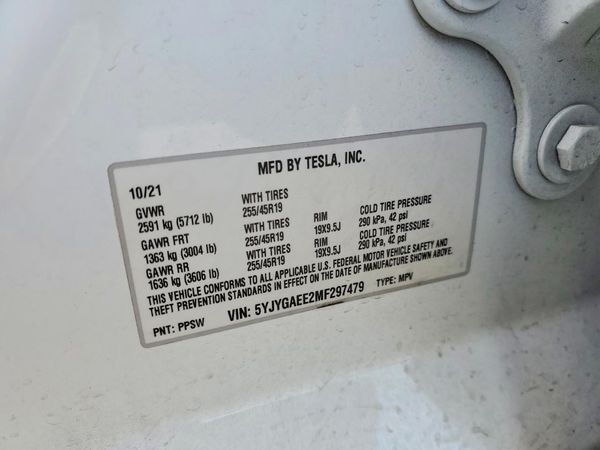 2021 TESLA MODEL Y