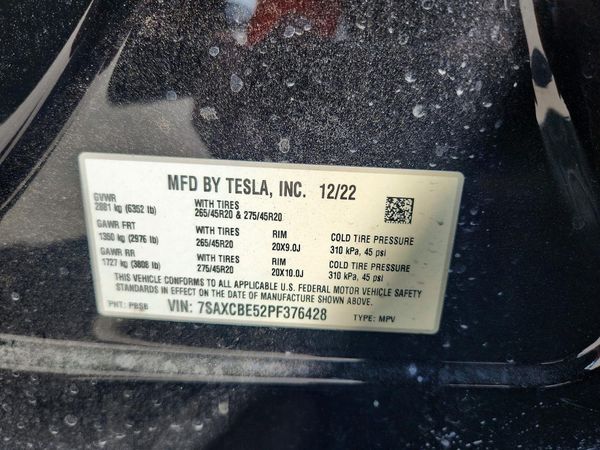 2023 TESLA MODEL X