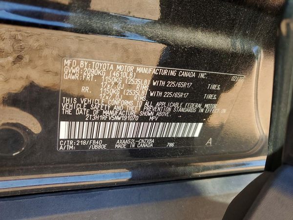 2022 TOYOTA RAV4