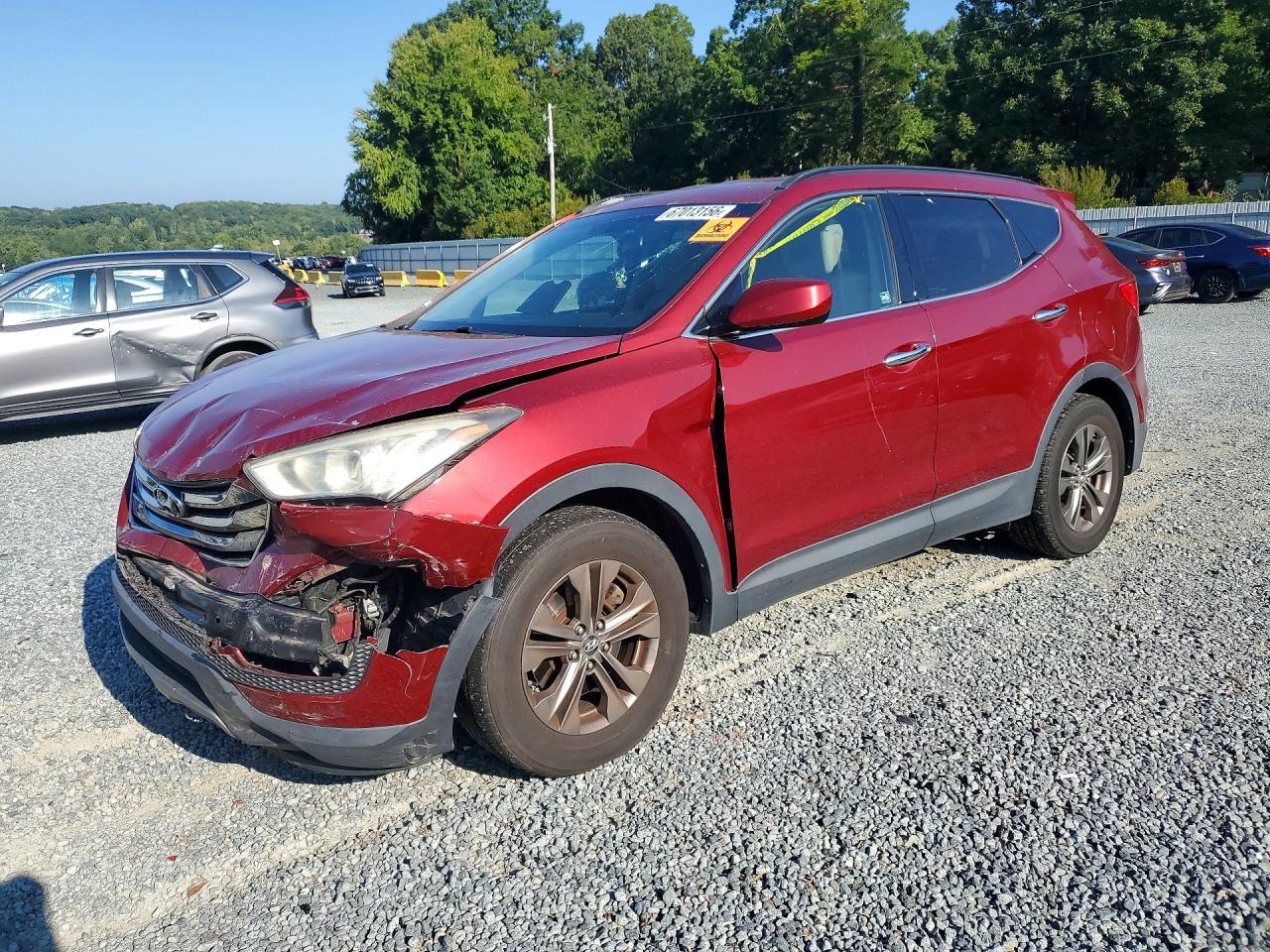 2014 HYUNDAI SANTA FE GLS — Front 3/4