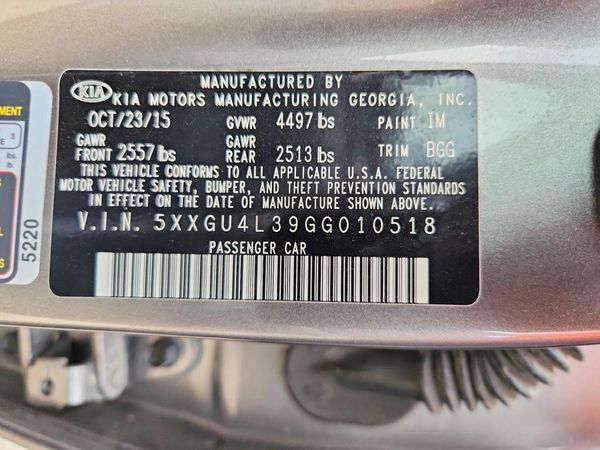 2016 KIA OPTIMA