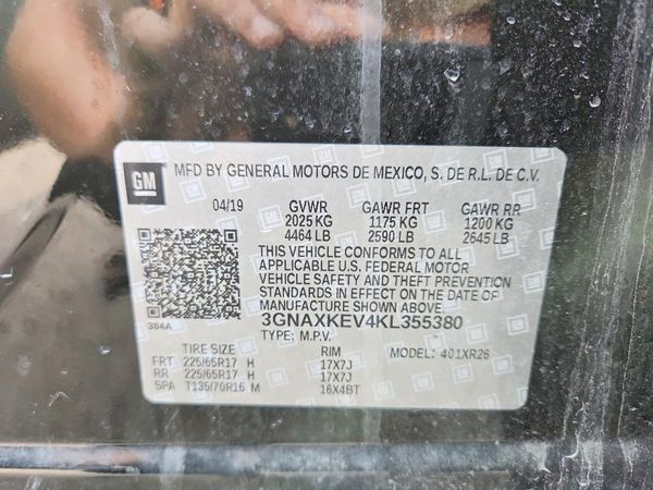 2019 CHEVROLET EQUINOX LT (1LT)