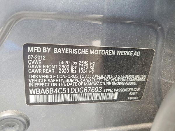 2013 BMW 650 xDrive
