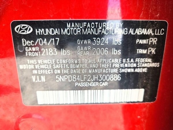 2018 HYUNDAI ELANTRA
