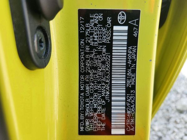 2018 TOYOTA COROLLA — VINS