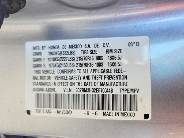 2014 HONDA CRV LX