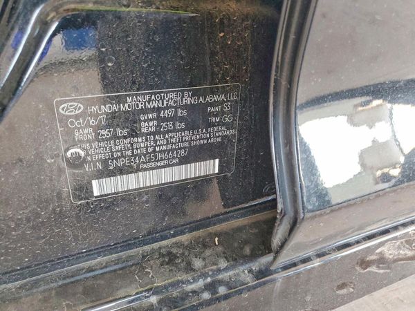 2018 HYUNDAI SONATA