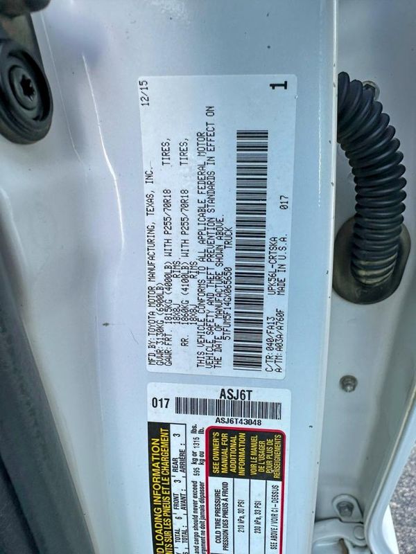 2016 TOYOTA TUNDRA TRD Pro