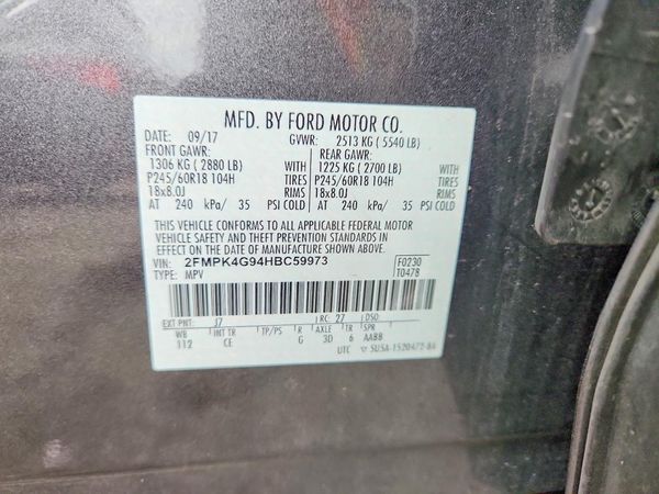 2017 FORD EDGE