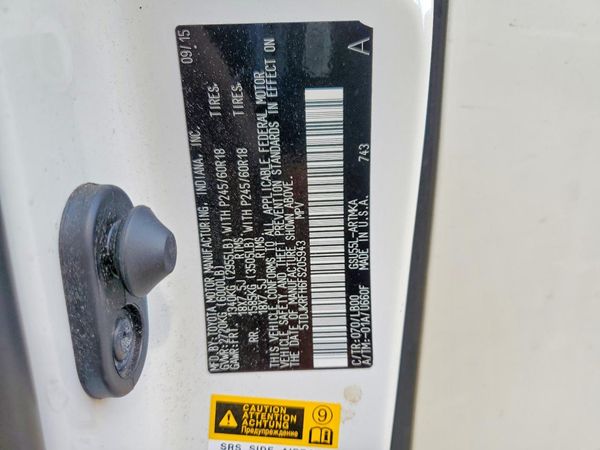 2015 TOYOTA HIGHLANDER Base/Hybrid
