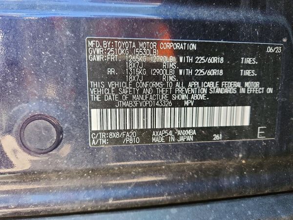 2023 TOYOTA RAV4 SE