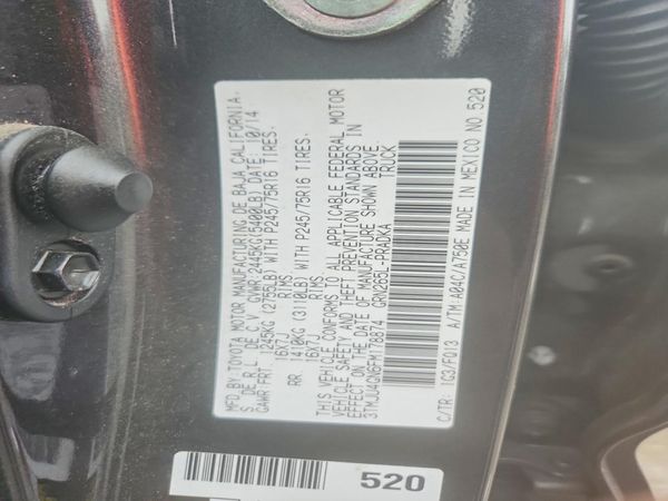 2015 TOYOTA TACOMA Delux Grade — VINS