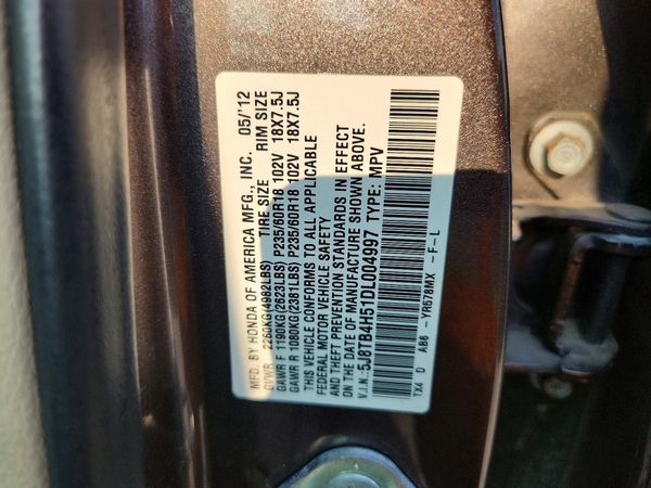 2013 ACURA RDX Technology Package