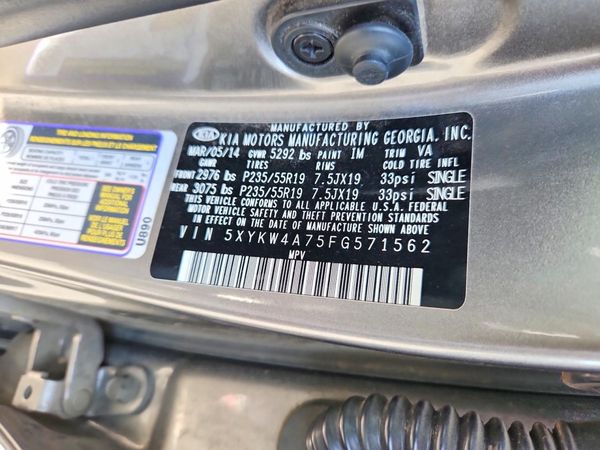 2015 KIA SORENTO TOP