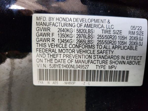 2022 ACURA MDX