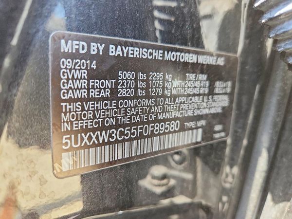 2015 BMW X4 xDrive28i