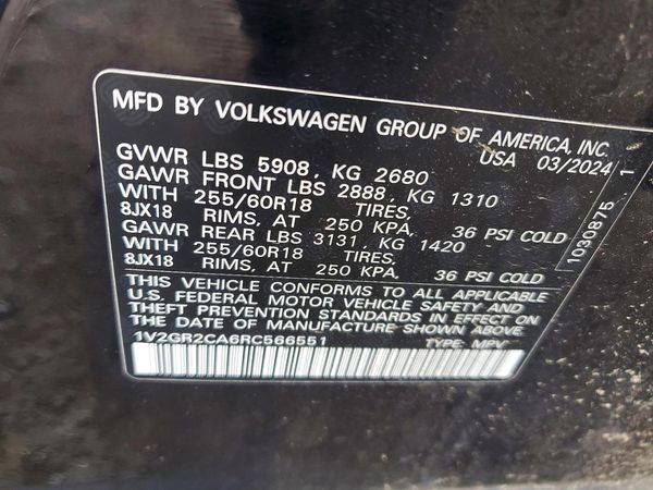 2024 VOLKSWAGEN ATLAS