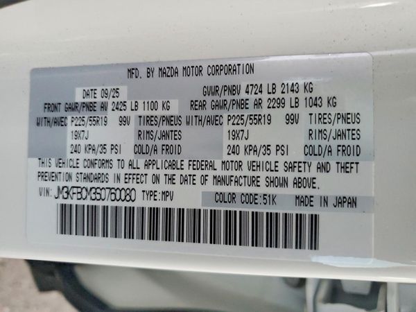 2025 MAZDA CX-5
