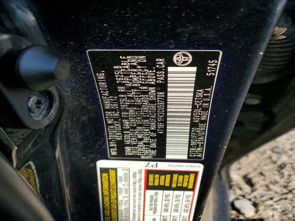 2012 TOYOTA CAMRY