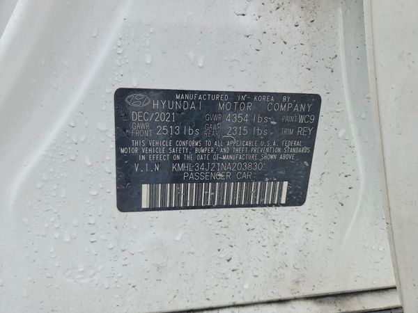 2022 HYUNDAI SONATA