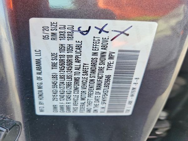 2020 HONDA PILOT
