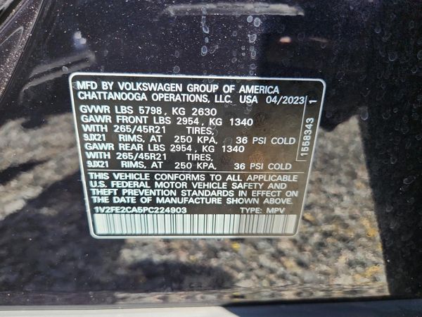 2023 VOLKSWAGEN ATLAS CROSS SPORT