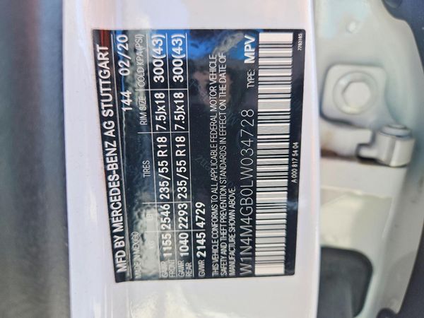 2020 MERCEDES-BENZ GLB GLB250
