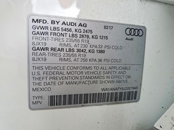 2018 AUDI Q5