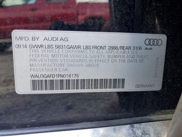 2015 AUDI A8 L