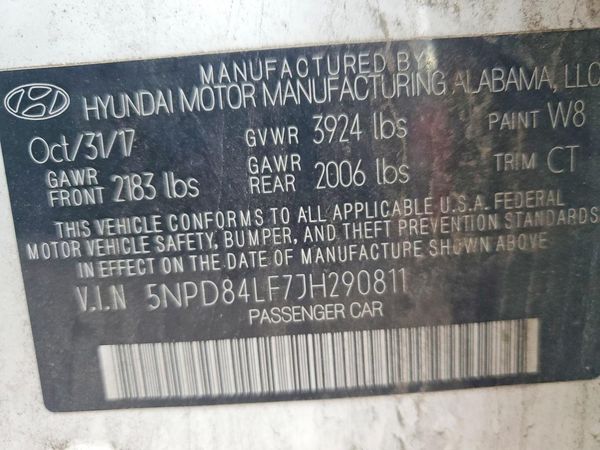 2018 HYUNDAI ELANTRA