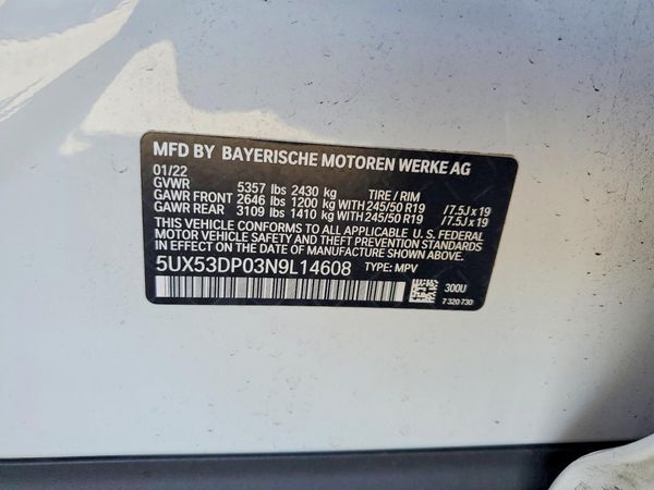 2022 BMW X3 xDrive30i