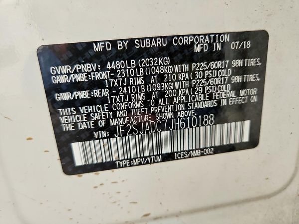 2018 SUBARU FORESTER Premium