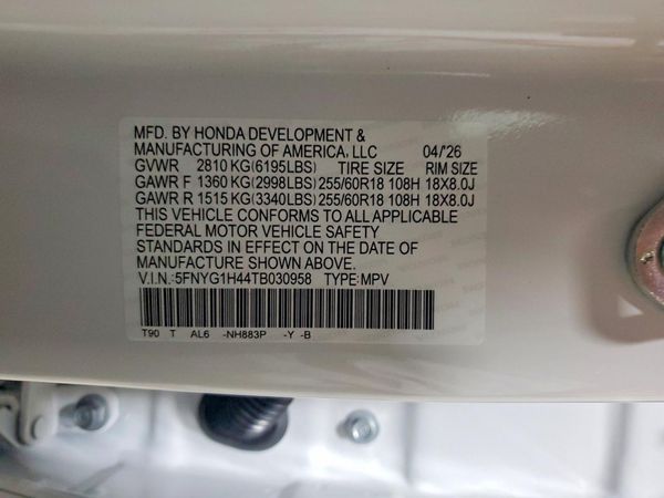 2026 HONDA PILOT