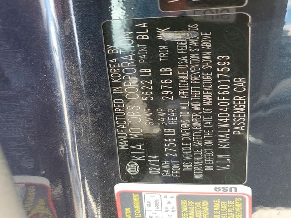 2015 KIA K900 KH