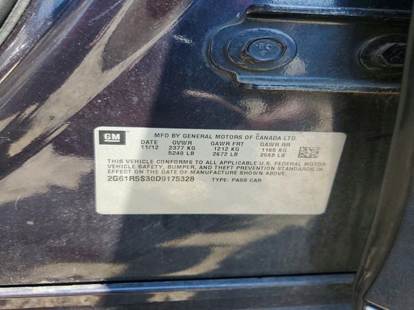 2013 CADILLAC XTS Luxury — VINS