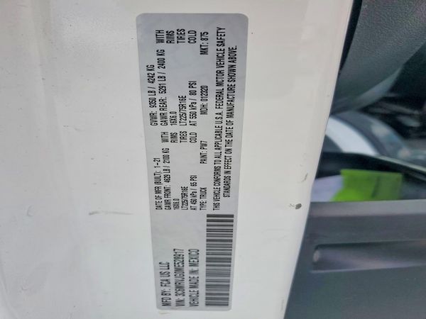 2021 RAM PROMASTER 3500
