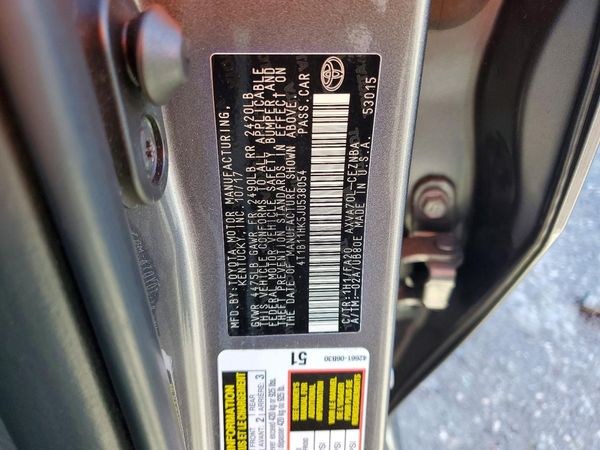 2018 TOYOTA CAMRY