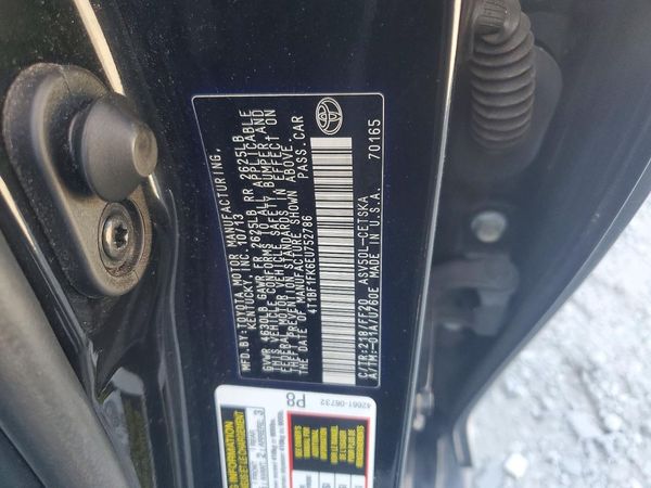 2014 TOYOTA CAMRY