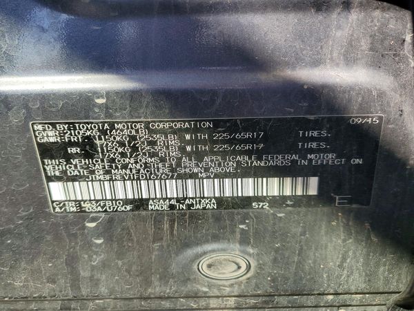 2015 TOYOTA RAV4 LE (X Grade)