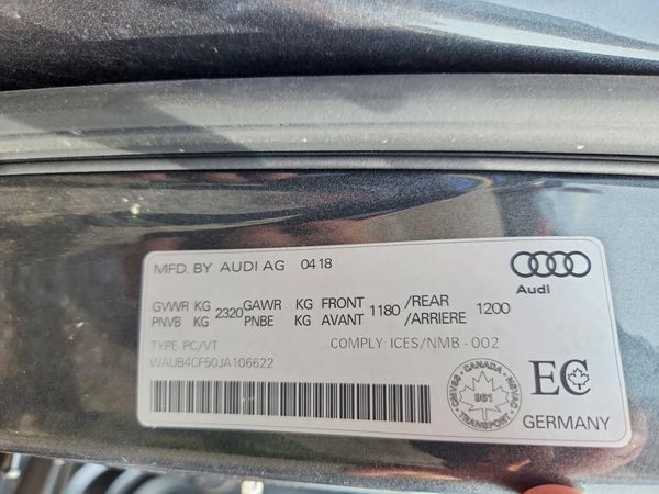 2018 AUDI S5