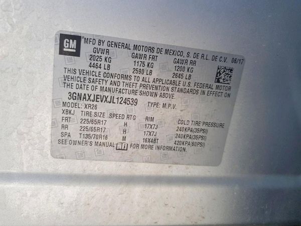 2018 CHEVROLET EQUINOX LT (1LT)