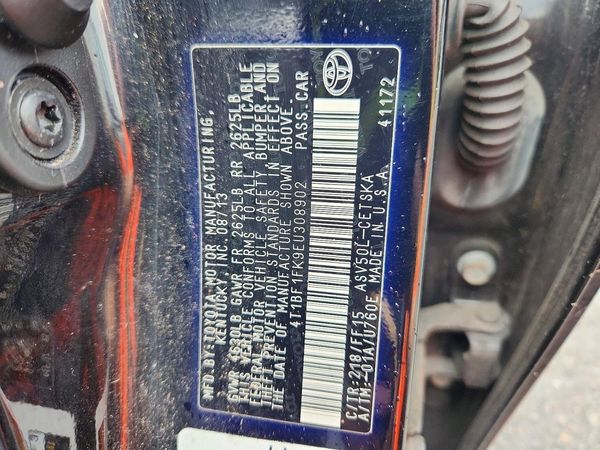 2014 TOYOTA CAMRY