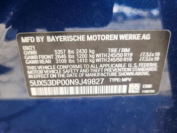 2022 BMW X3