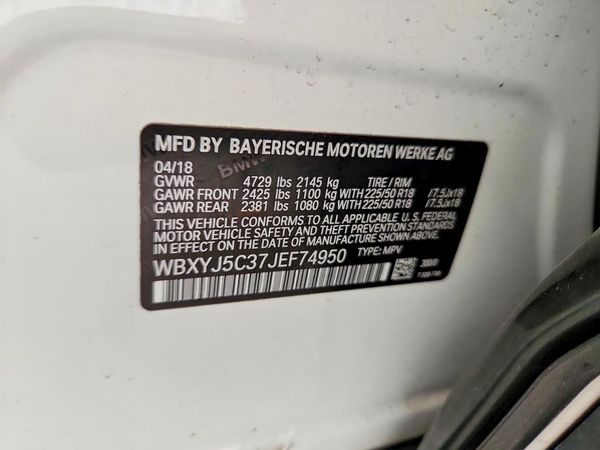 2018 BMW X2