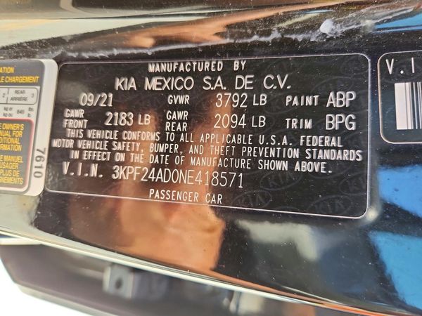 2022 KIA FORTE