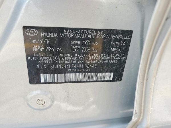 2017 HYUNDAI ELANTRA
