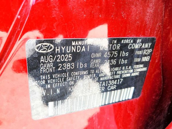 2026 HYUNDAI SONATA Blue