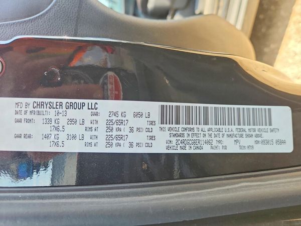 2014 DODGE GRAND CARAVAN SXT