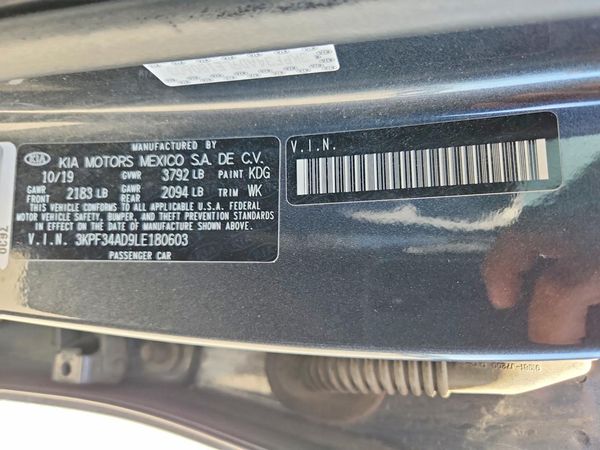 2020 KIA FORTE