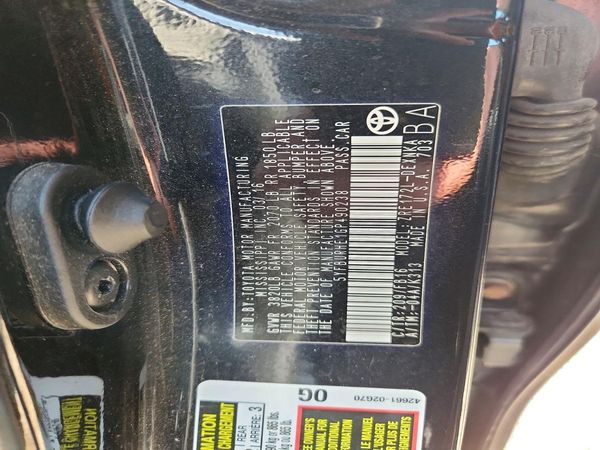 2016 TOYOTA COROLLA